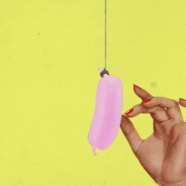 Woman distracted by a sausage by Helen Judge Woman distracted by a sausage animated gif and sound piece, link to surreal animations by Helen Judge